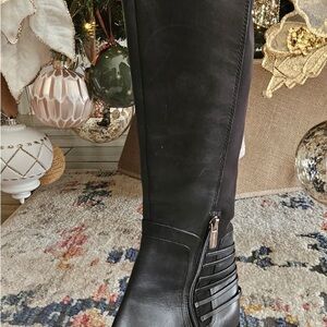 Vince Camuto Black Over the Knee Boots